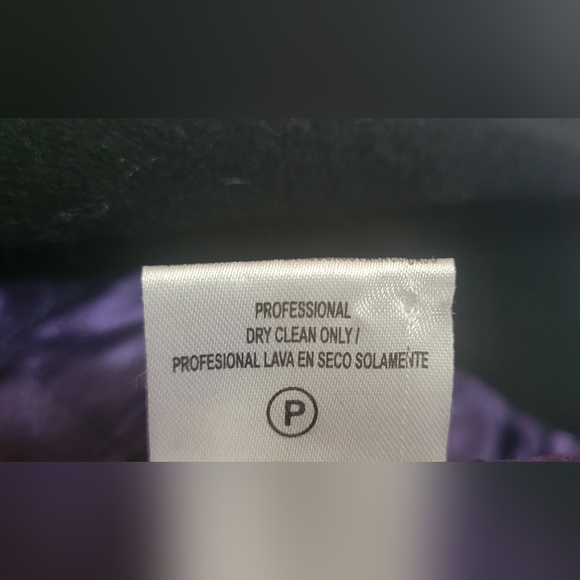 Calvin Klein Double Breasted Hooded Woolblend Peacoat With Purple Lining size 6 - Picture 9 of 16